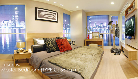 Rhythm Ratchada-Huaykwang | flat for rent @ Huaykwang MRT, Bangkok